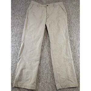 Under Armour Pants Mens 34x32* Beige Performance Golf Athleisure Lightweight